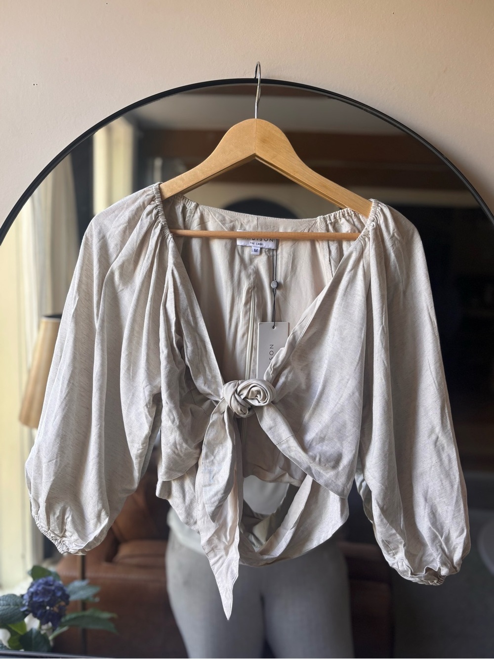 MADISON THE LABEL | NWT Immy tie top | size medium - Picture 2 of 6